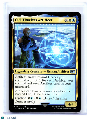 2025 Magic: TG—Cid, Timeless Artificer #0415 FINAL FANTASY—Uncommon Foil