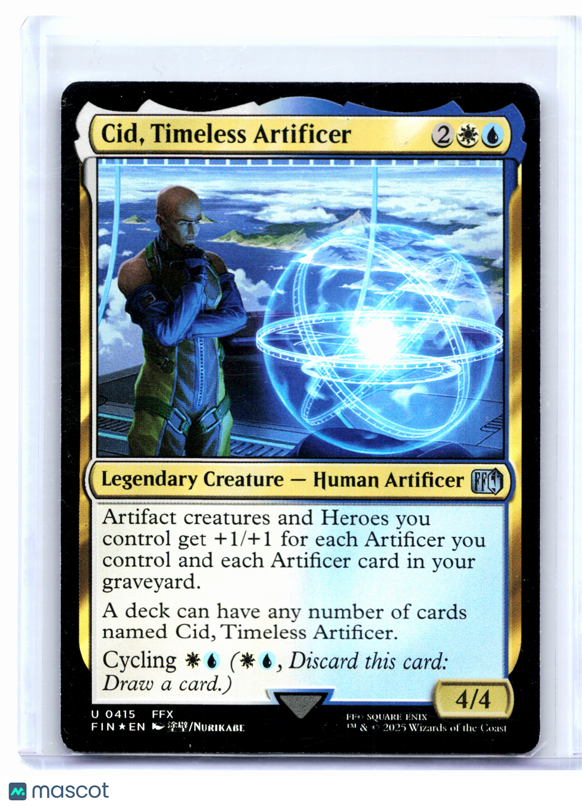 2025 Magic: TG—Cid, Timeless Artificer #0415 FINAL FANTASY—Uncommon Foil