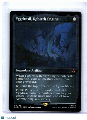 2024 MTG—Yggdrasil, Rebirth Engine #0264 Assassin's Creed—Mythic Foil Etched