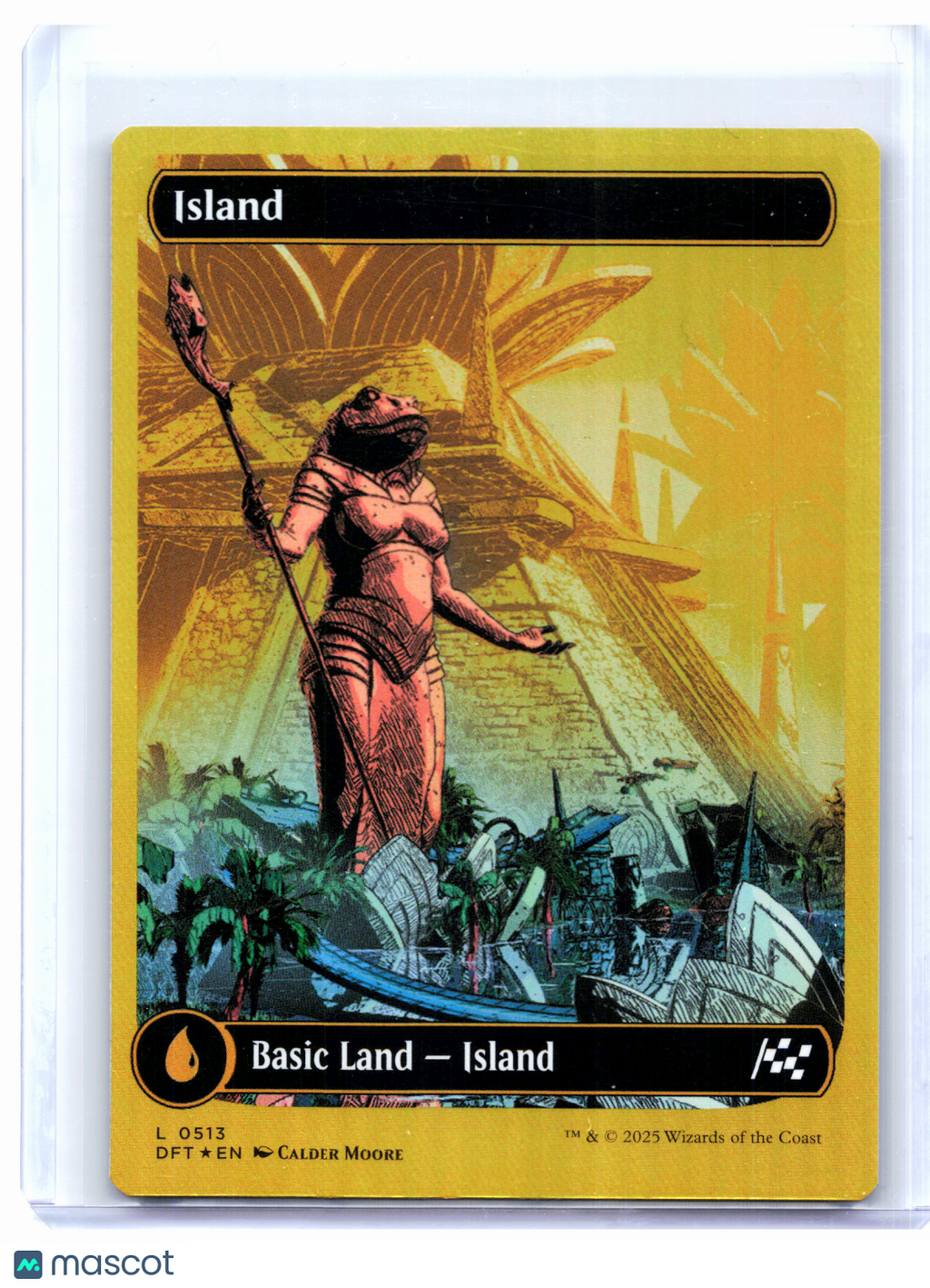 2025 Magic: The Gathering—Island #0513 Aetherdrift—Mythic First-Place Foil