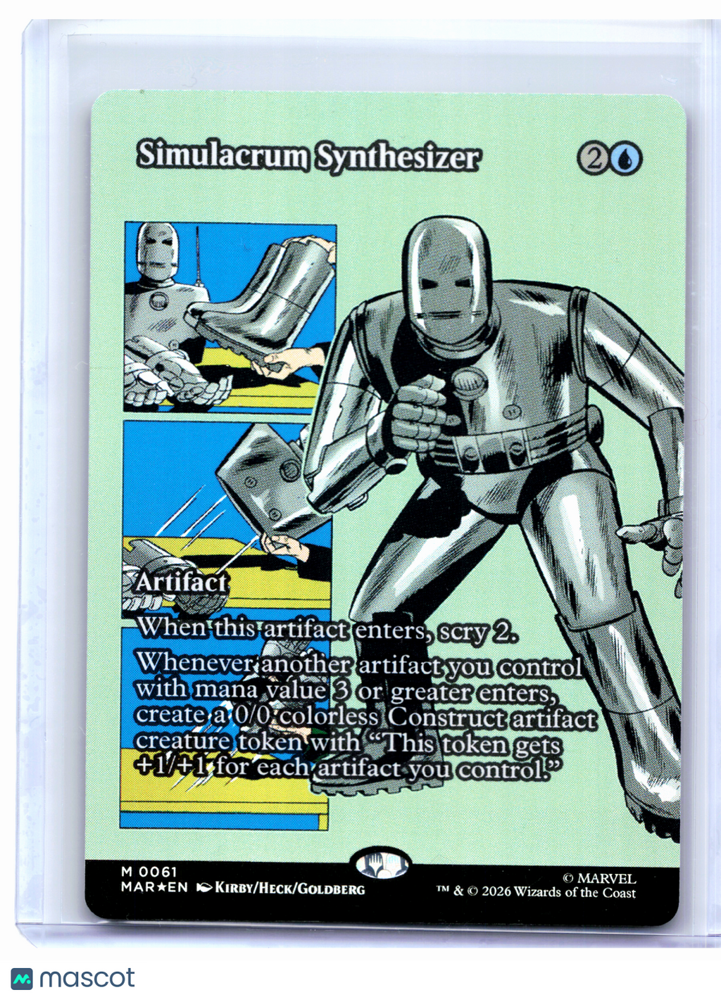 2026 Magic: TG—Simulacrum Synthesizer (Borderless) #0061 MAR—Mythic Foil