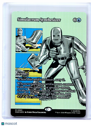 2026 Magic: TG—Simulacrum Synthesizer (Borderless) #0061 MAR—Mythic Foil