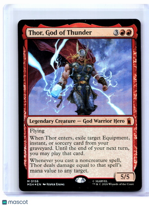 2026 Magic: TG—Thor, God of Thunder #0156 Marvel Super Heroes—Mythic Foil