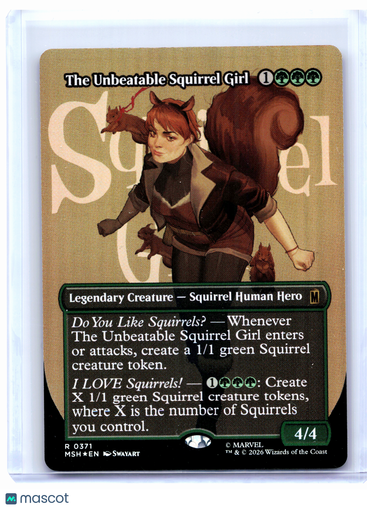 2026 Magic: TG—The Unbeatable Squirrel Girl (Borderless) #0371 MSH—Rare Foil