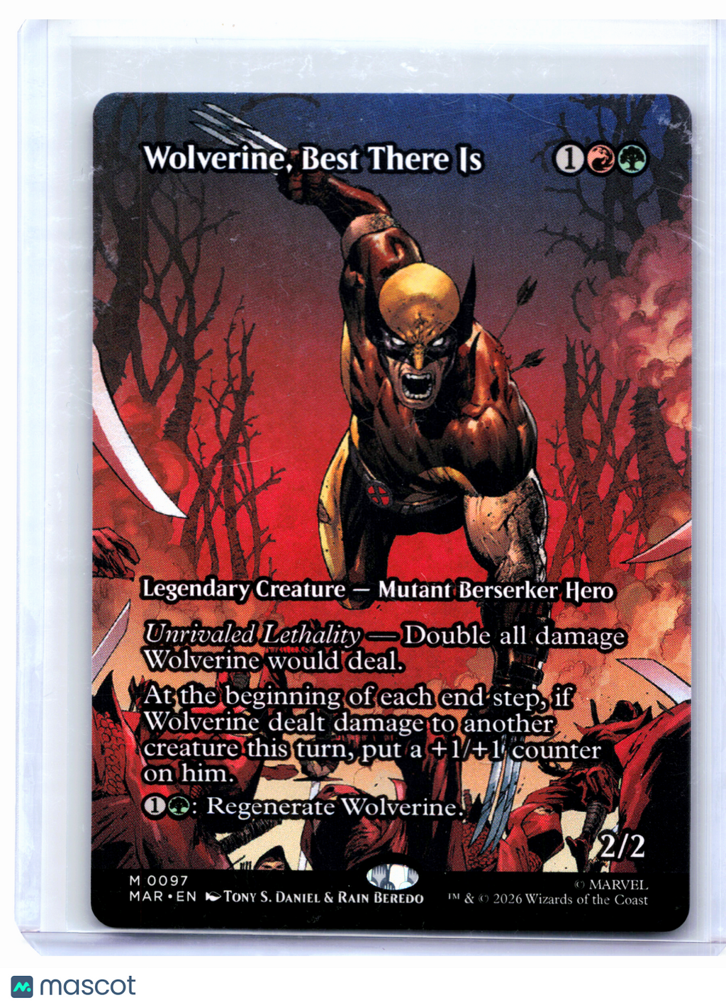 2026 Magic: TG—Wolverine, Best There Is (Borderless) #0097 MAR—Mythic Nonfoil