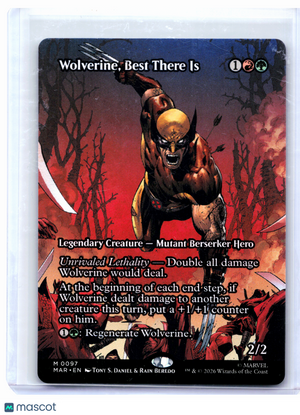 2026 Magic: TG—Wolverine, Best There Is (Borderless) #0097 MAR—Mythic Nonfoil