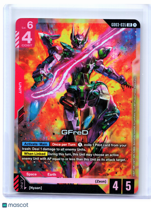 2026 Gundam Card Game—GFreD #GD03-035 Steel Requiem—Legend Rare Foil