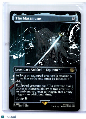 2025 Magic: TG—The Masamune (Borderless) #0353 FINAL FANTASY—Rare Foil