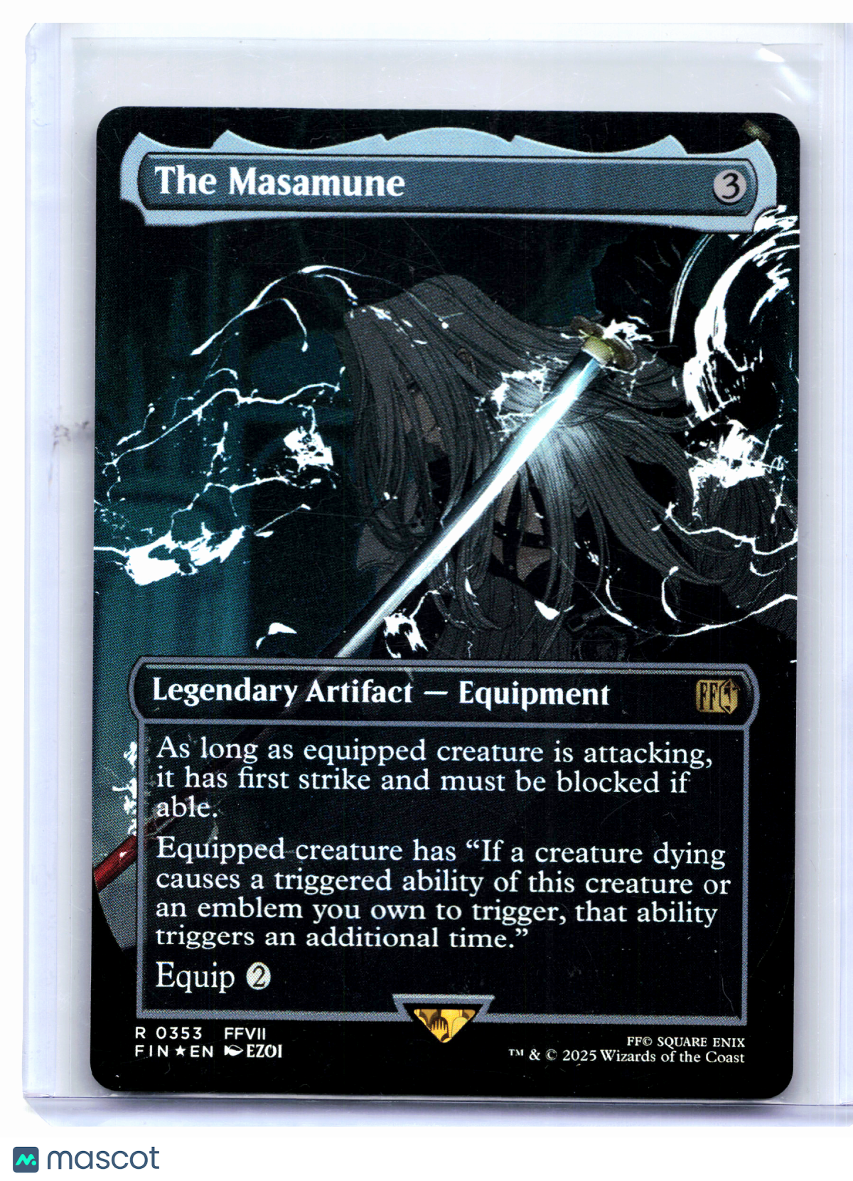 2025 Magic: TG—The Masamune (Borderless) #0353 FINAL FANTASY—Rare Foil
