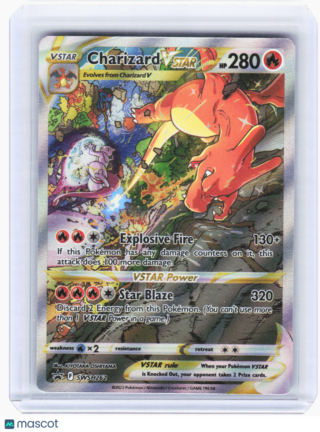 2022 Pokemon—Charizard VSTAR #SWSH262 Sword & Shield—Black Star Promo Holo [LP]