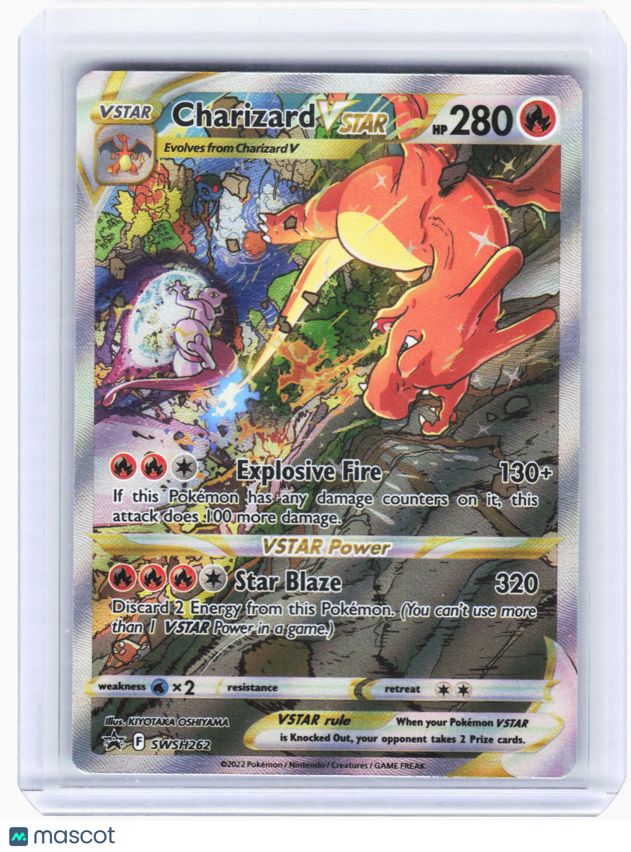 2022 Pokemon—Charizard VSTAR #SWSH262 Sword & Shield—Black Star Promo Holo [LP]