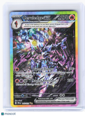 2025 Pokemon—Ceruledge ex #147 Prismatic Evolutions—SIR Holo [LP]