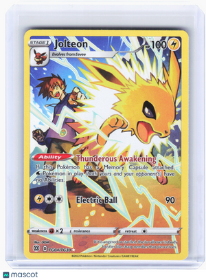 2022 Pokemon—Jolteon #TG04 Brilliant Stars Trainer Gallery—Ultra Rare Holo [LP]