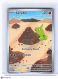 2023 Pokemon—Larvitar #203 Obsidian Flames—Illustration Rare Holo [Damaged]