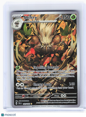 2024 Pokemon—Shiftry #163 Temporal Forces—Illustration Rare Holo