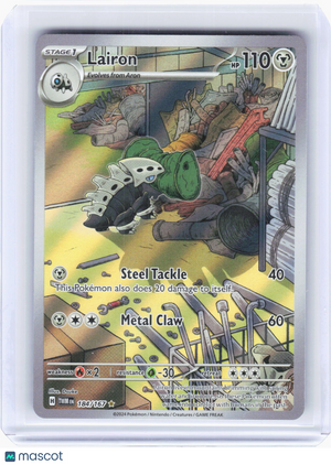 2024 Pokemon—Lairon #184/167 Twilight Masquerade—Illustration Rare Foil