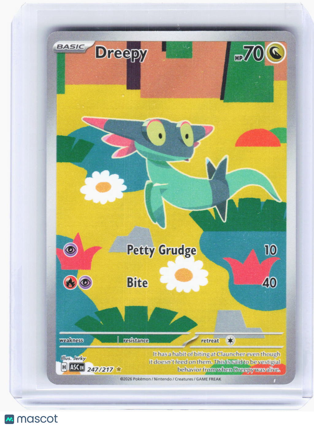 2026 Pokemon—Dreepy #247/217 Mega Evolution – Ascended Heroes—IR Foil