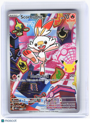 2026 Pokemon—Scorbunny #MEP EN 053 Mega Evolution Promo Card—BSP Foil