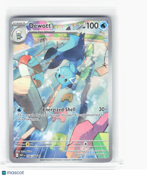 2025 Pokemon—Dewott #106/86 White Flare—Illustration Rare Foil