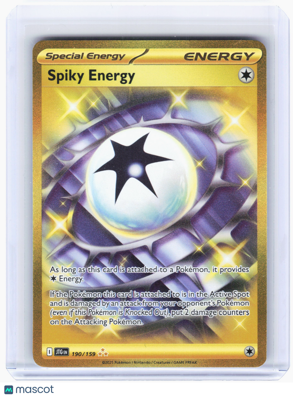 2025 Pokemon—Spiky Energy #190 Journey Together—Journey Together Holo [LP]