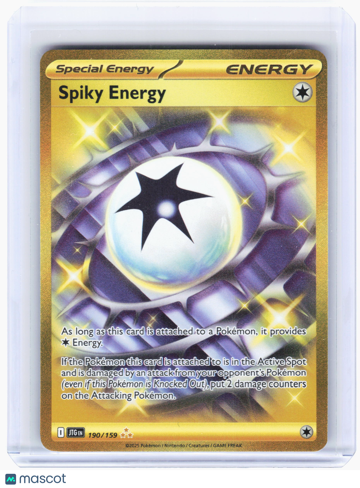 2025 Pokemon—Spiky Energy #190 Journey Together—Journey Together Holo [LP]