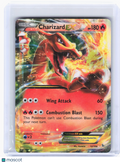 2014 Pokemon—Charizard EX #12 Flash Fire—Ultra Rare Holo [Damaged]