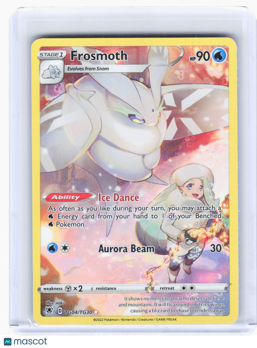 2022 Pokemon—Frosmoth #TG04 Astral Radiance—Ultra Rare Holo [Lightly Played]