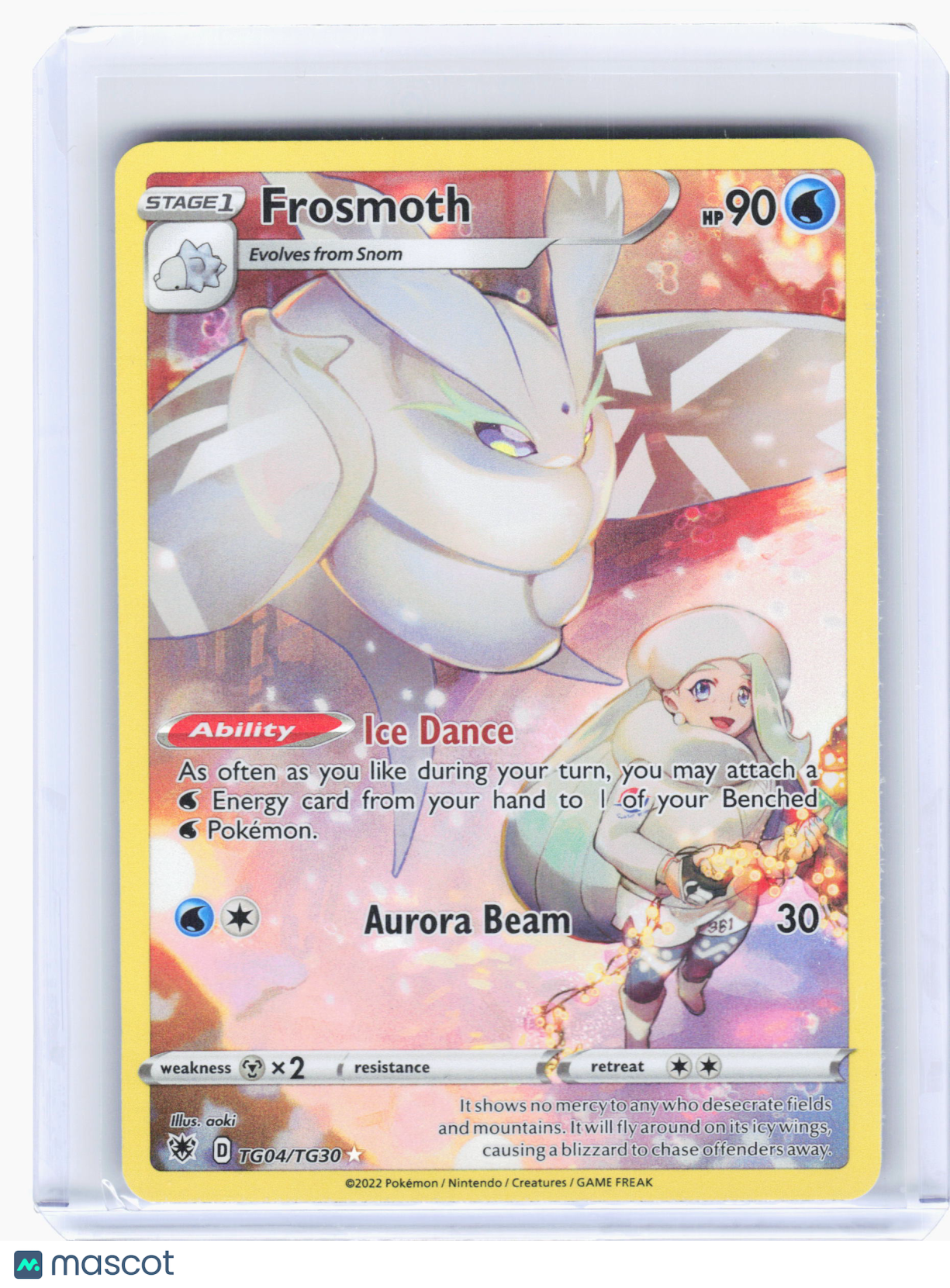 2022 Pokemon—Frosmoth #TG04 Astral Radiance—Ultra Rare Holo [Lightly Played]