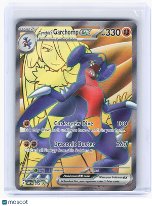 2025 Pokemon—Cynthia's Garchomp ex #204 Scarlet & Violet—Black Star Promo Holo