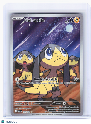 2025 Pokemon—Helioptile #143 Mega Evolution—Illustration Rare Holo