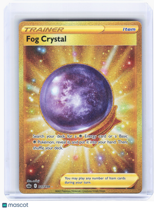 2021 Pokemon—Fog Crystal #227 Chilling Reign—Ultra Rare Gold