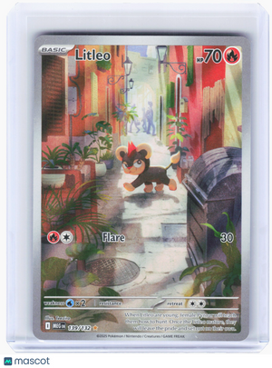 2025 Pokemon—Litleo #139 Mega Evolution—Illustration Rare Holo