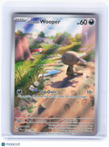 2025 Pokemon—Paldean Wooper #102 Phantasmal Flames—Illustration Rare Holo