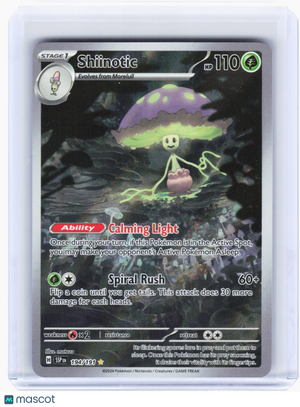 2024 Pokemon—Shiinotic #194 Surging Sparks—Illustration Rare Holo