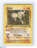2000 Pokemon—Hitmonlee #7/62 Fossil—Holo Rare French (MP) 1st Edition