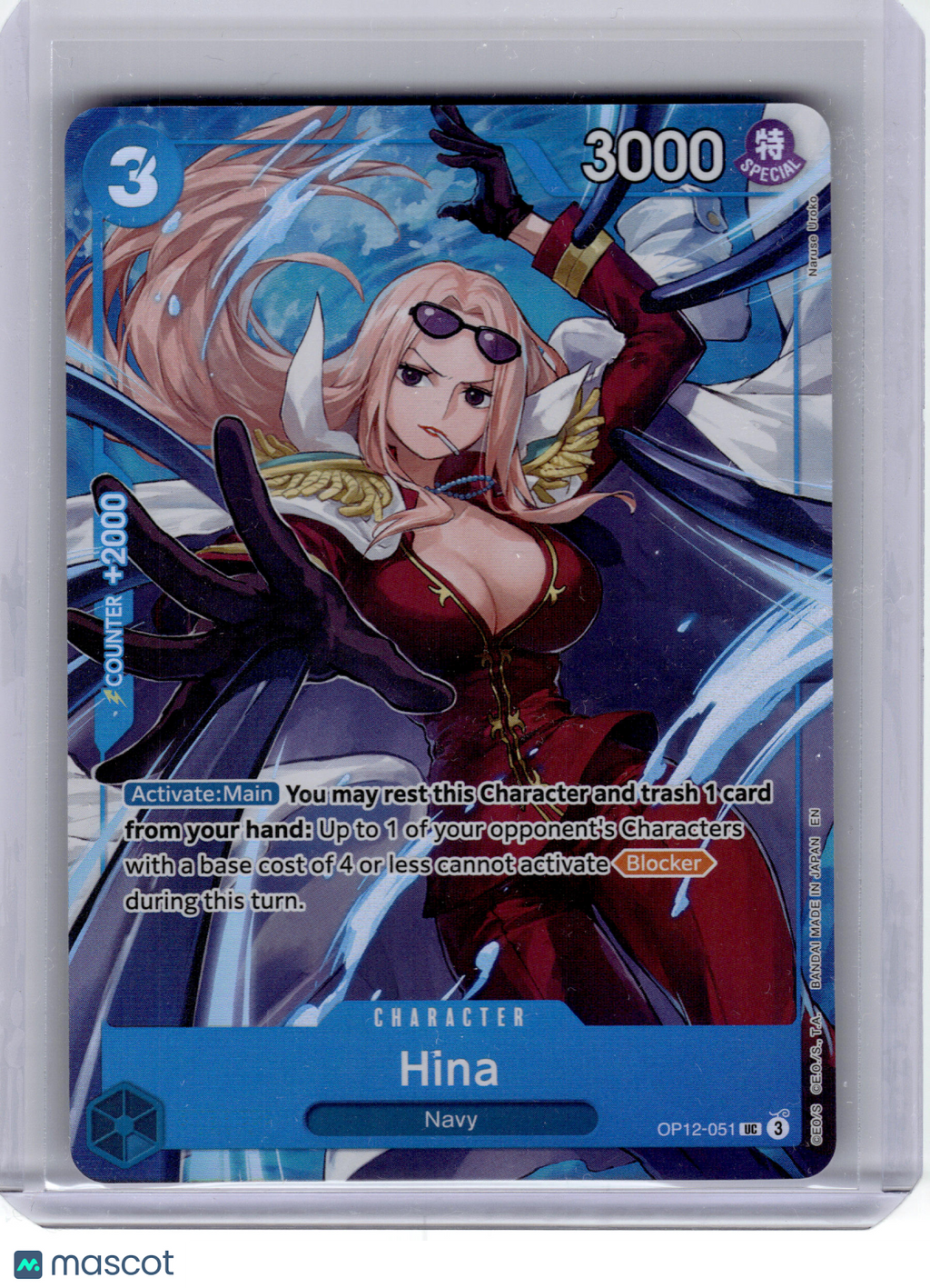 2026 One Piece Card Game—Hina #OP12-051 Best Selection Vol. 5—Uncommon Foil