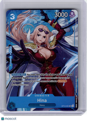 2026 One Piece Card Game—Hina #OP12-051 Best Selection Vol. 5—Uncommon Foil