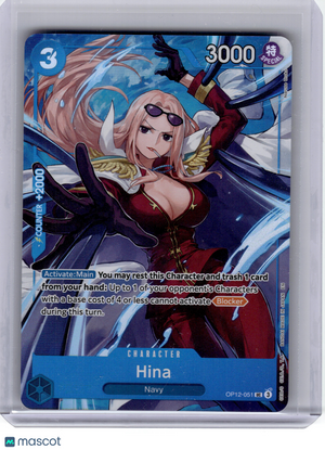 2026 One Piece Card Game—Hina #OP12-051 Best Selection Vol. 5—Uncommon Foil