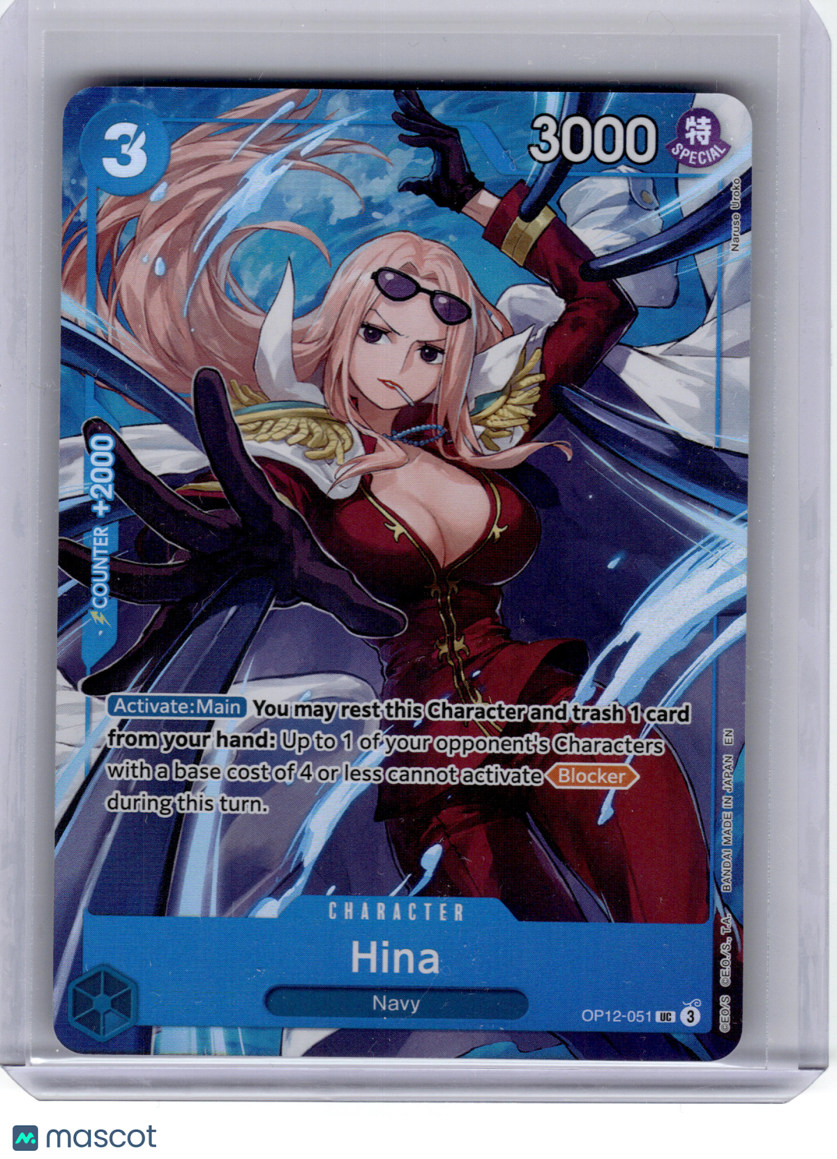 2026 One Piece Card Game—Hina #OP12-051 Best Selection Vol. 5—Uncommon Foil