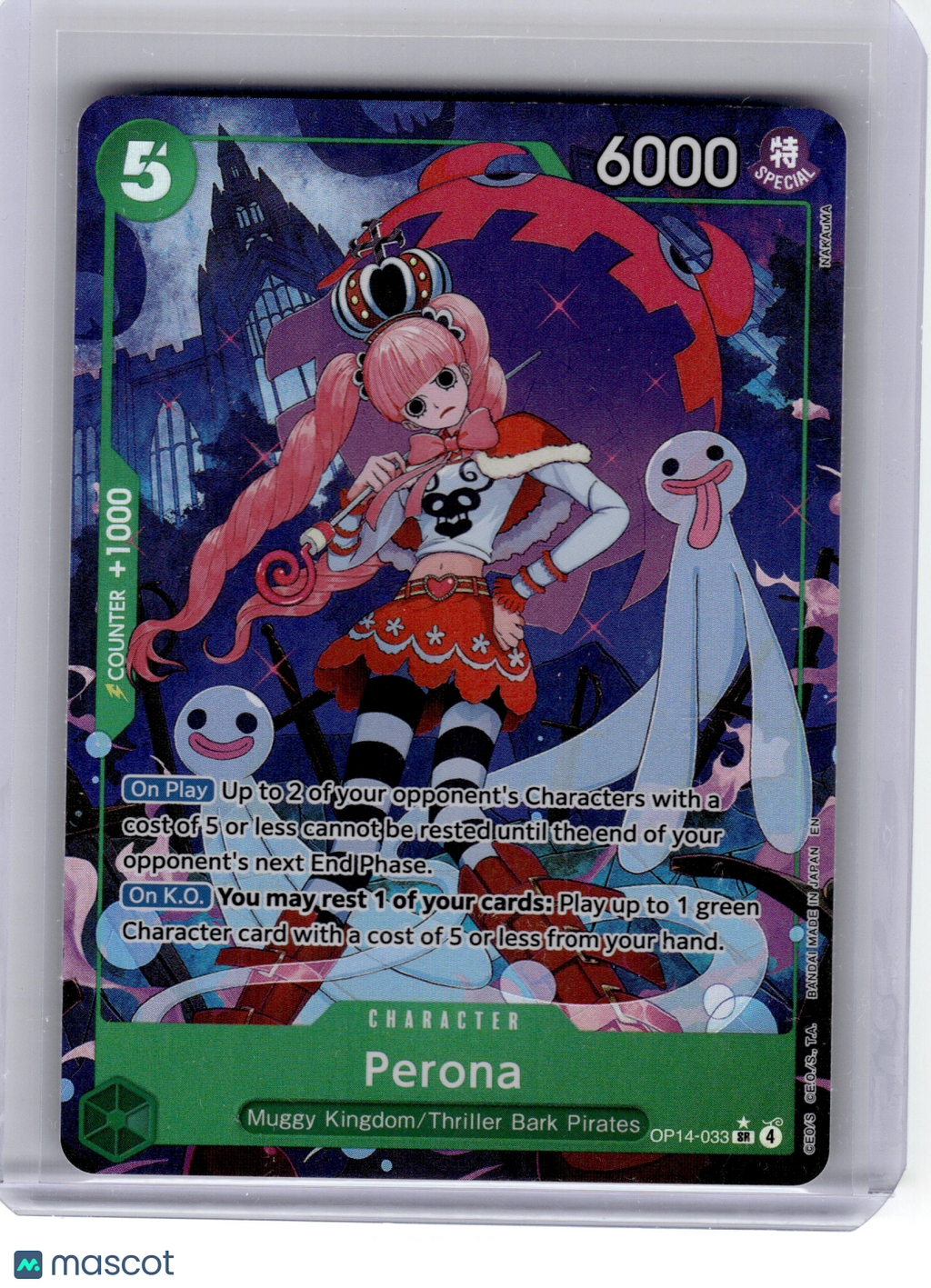 2026 One Piece CCG—Perona #OP14-033 The Azure Sea's Seven—SR Foil (Alt Art)