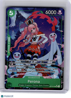 2026 One Piece CCG—Perona #OP14-033 The Azure Sea's Seven—SR Foil (Alt Art)