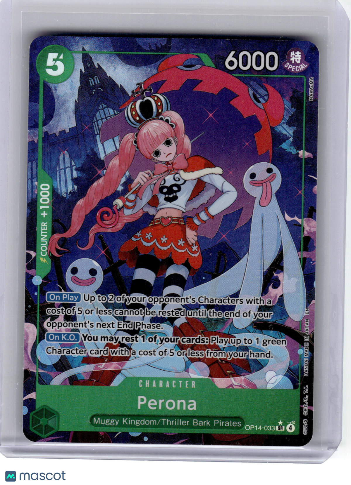 2026 One Piece CCG—Perona #OP14-033 The Azure Sea's Seven—SR Foil (Alt Art)