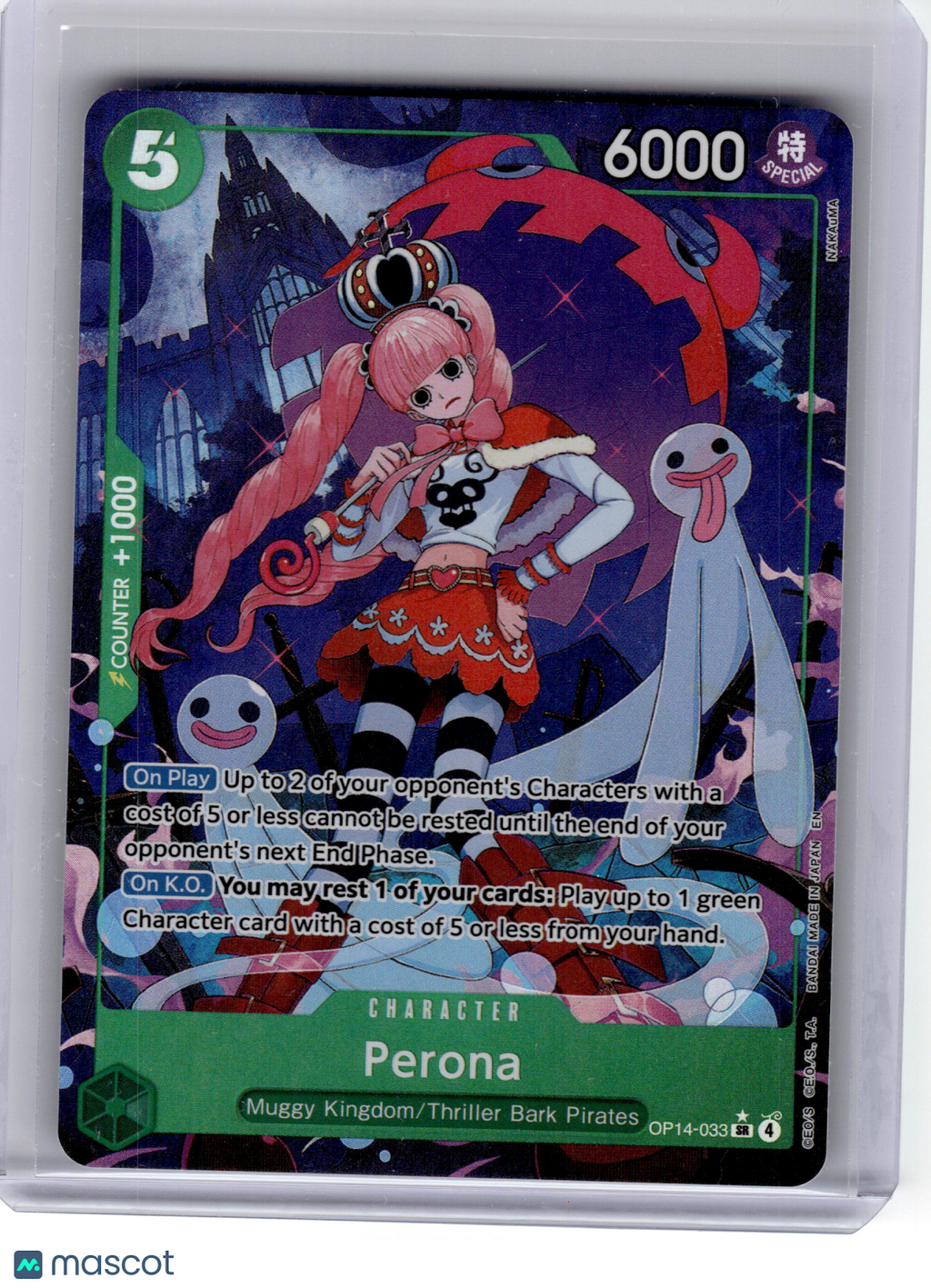2026 One Piece CCG—Perona #OP14-033 The Azure Sea's Seven—SR Foil (Alt Art)