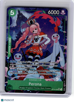 2026 One Piece CCG—Perona #OP14-033 The Azure Sea's Seven—SR Foil (Alt Art)