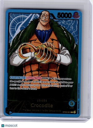 2024 One Piece CCG—Crocodile #ST03-001 Leader Collection—Leader Foil