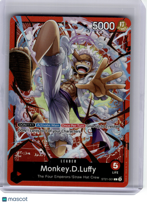 2024 One Piece CCG—Monkey.D.Luffy #ST21-001 Starter Deck EX: Gear 5—Leader Foil