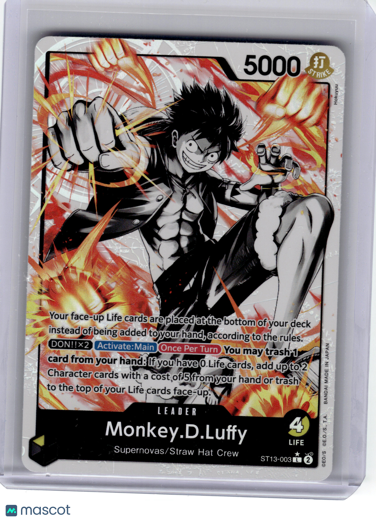 2024 OP CCG—Monkey.D.Luffy #ST13-003 UD: The Three Brothers—L Foil (Parallel)