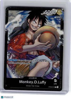 2023 One Piece CCG—Monkey.D.Luffy ST08-001 Starter Deck 8: Monkey.D.Luffy—L Foil
