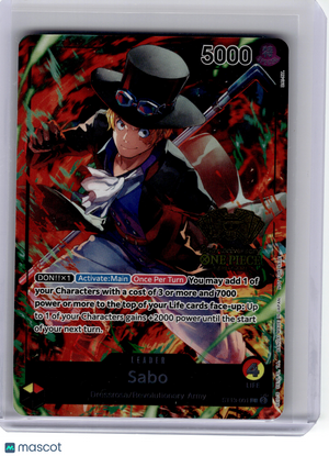 2024 One Piece CCG—Sabo #ST13-001 2nd Anniversary Tournament—Leader Foil