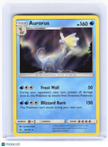 2018 Pokemon—Aurorus #28 Forbidden Light—Holo Rare Holo